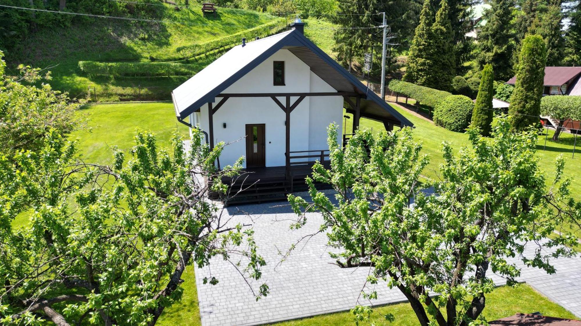 Dom Przy Gorce Villa Lesko Esterno foto